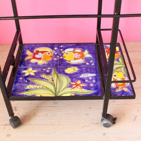 イタリア ワゴン NINO PARRUCA ワゴン トローリー ニーノパルッカ