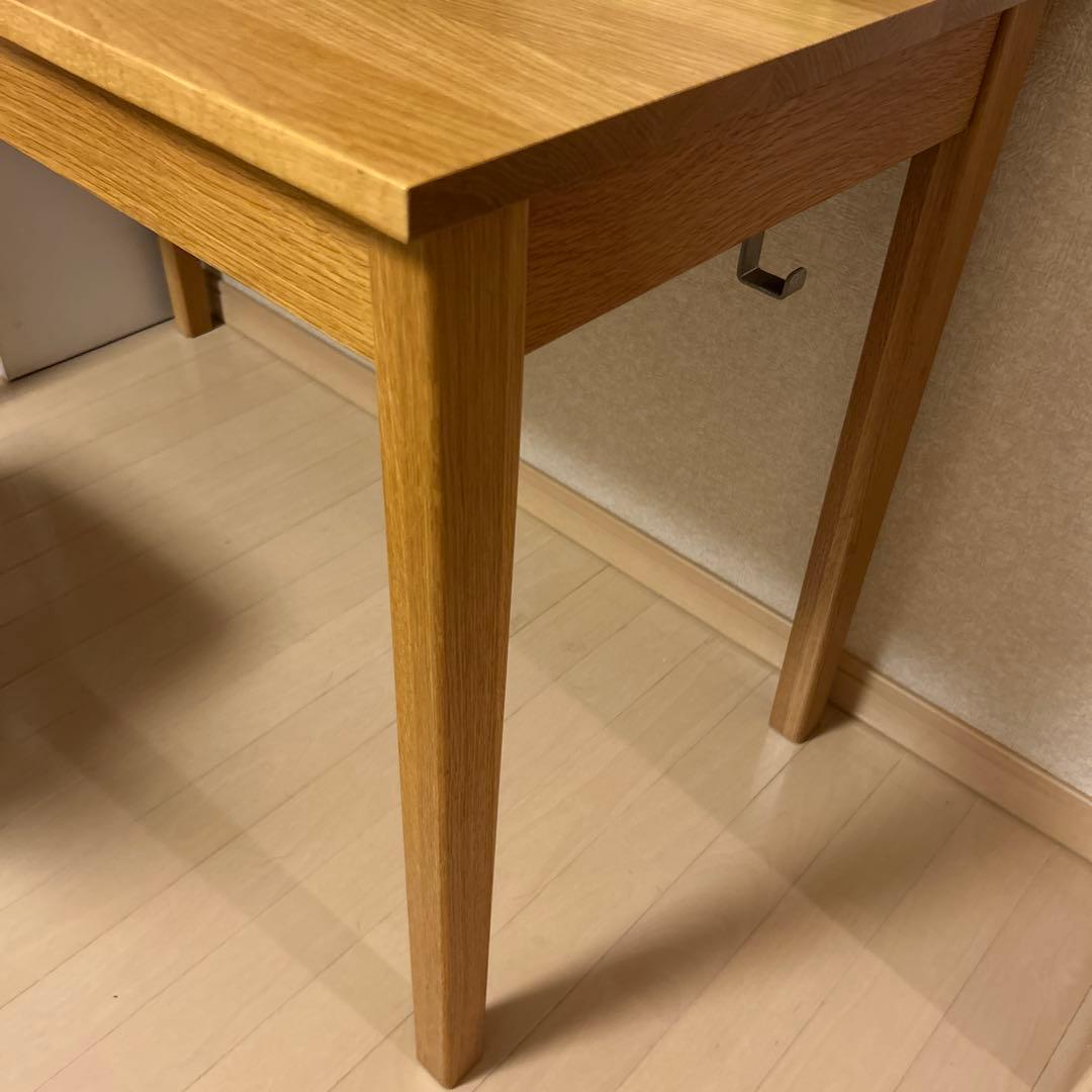 無印良品●無垢材デスク