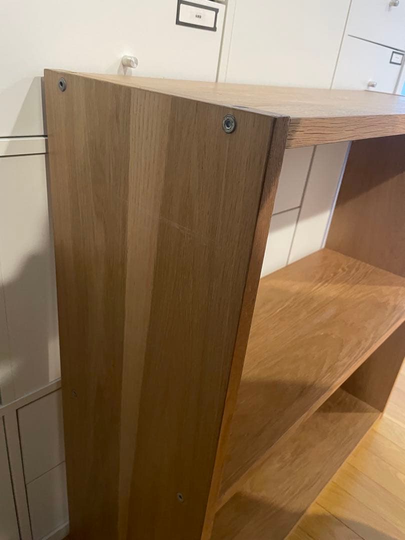 週末限定値下げ　無印良品　スタッキングシェルフ　ワイドタイプ　オーク材