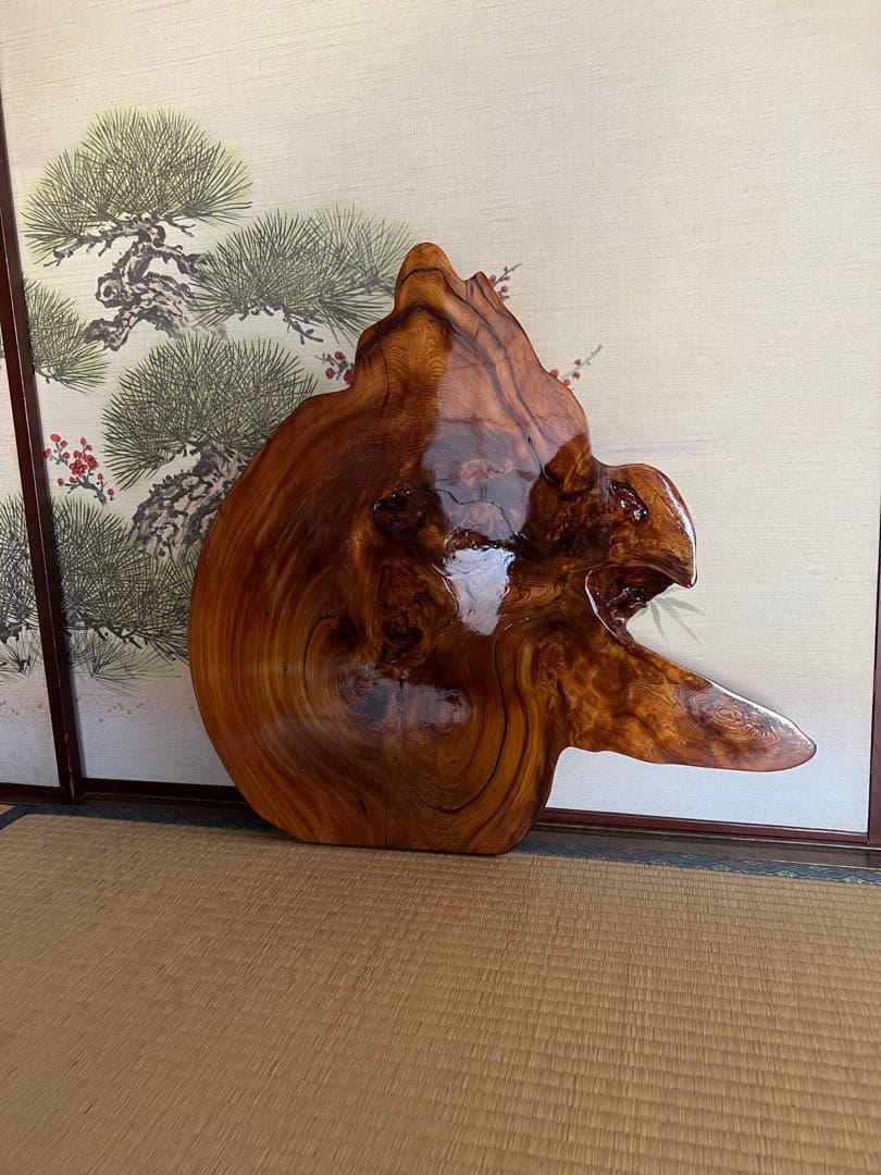 屋久杉　置物　インテリア　一枚板　オブジェ