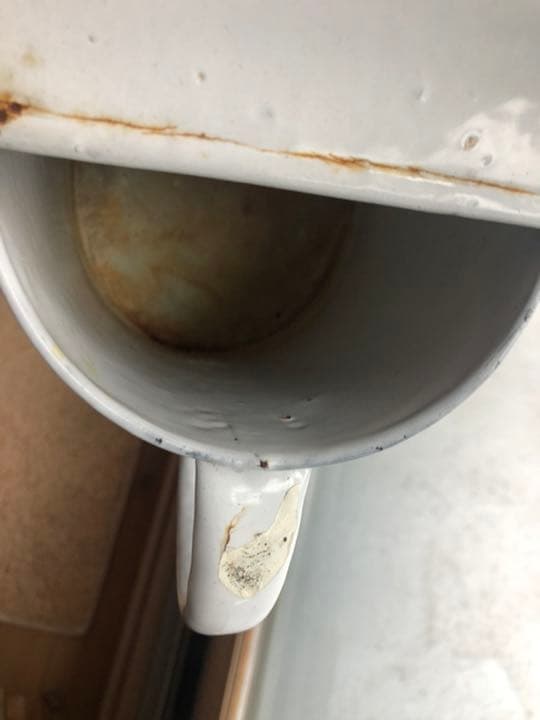 期間限定値下げ！アンティーク　ホーロー　ジョウロ