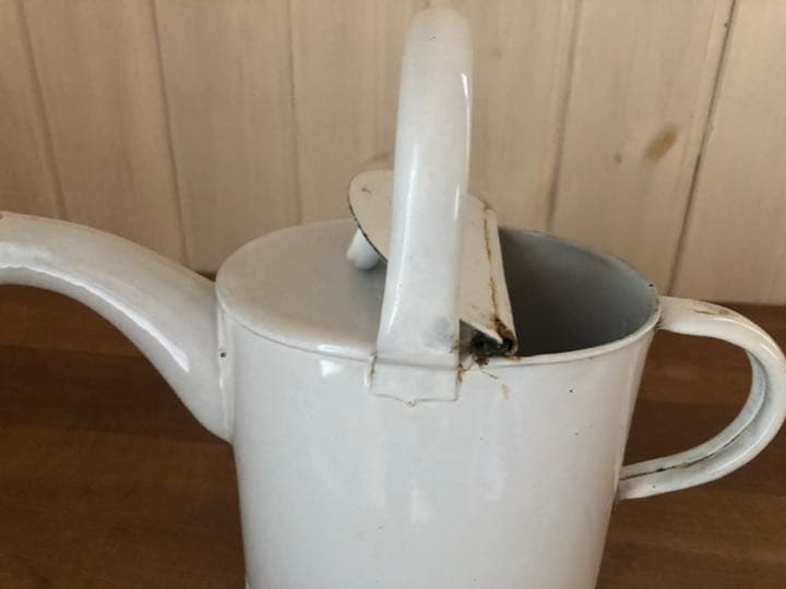 期間限定値下げ！アンティーク　ホーロー　ジョウロ