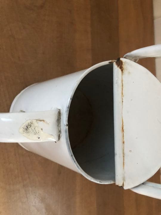 期間限定値下げ！アンティーク　ホーロー　ジョウロ