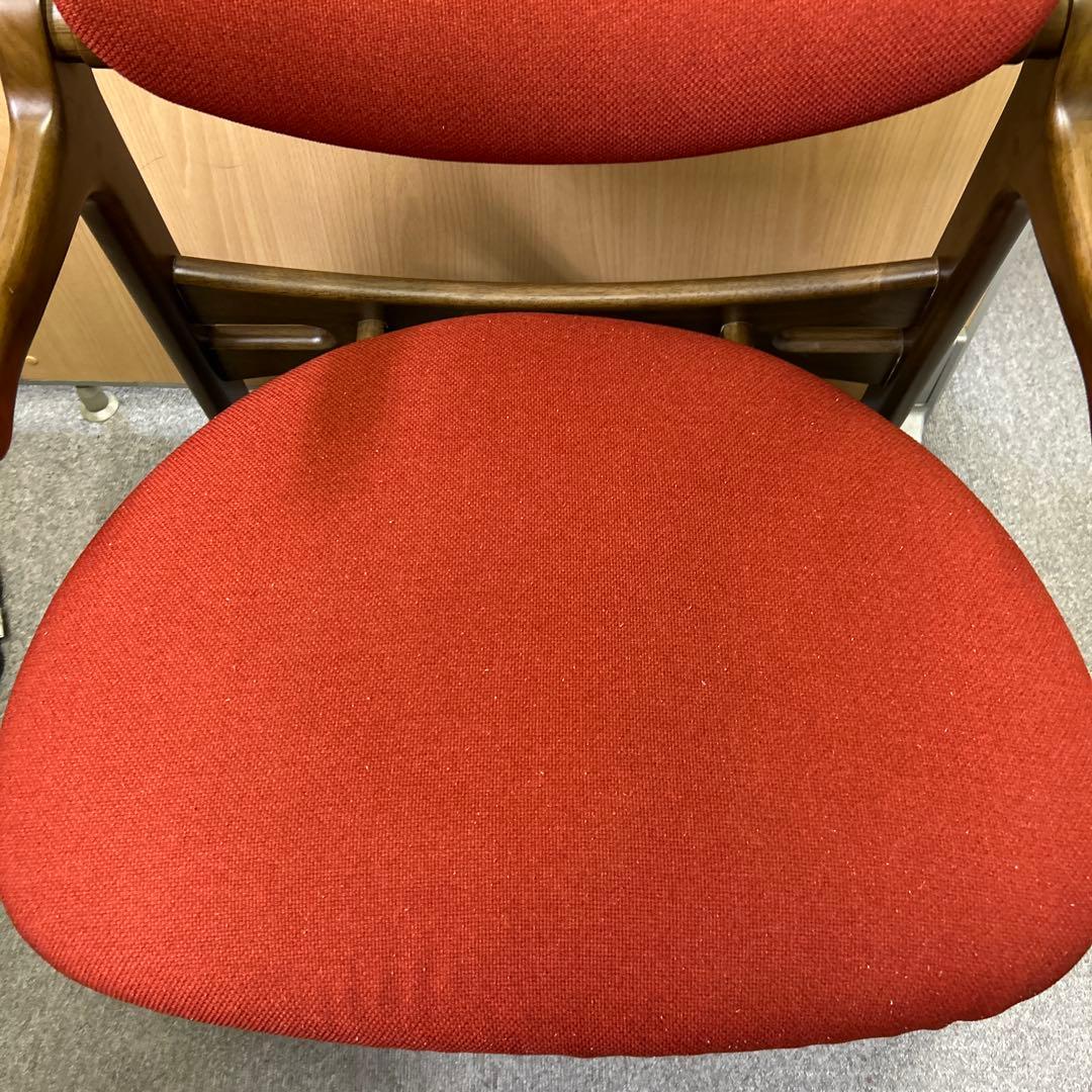 ダイニングチェア KIRITSU 起立木工 CAチェア 400CH-赤 - メルカリ