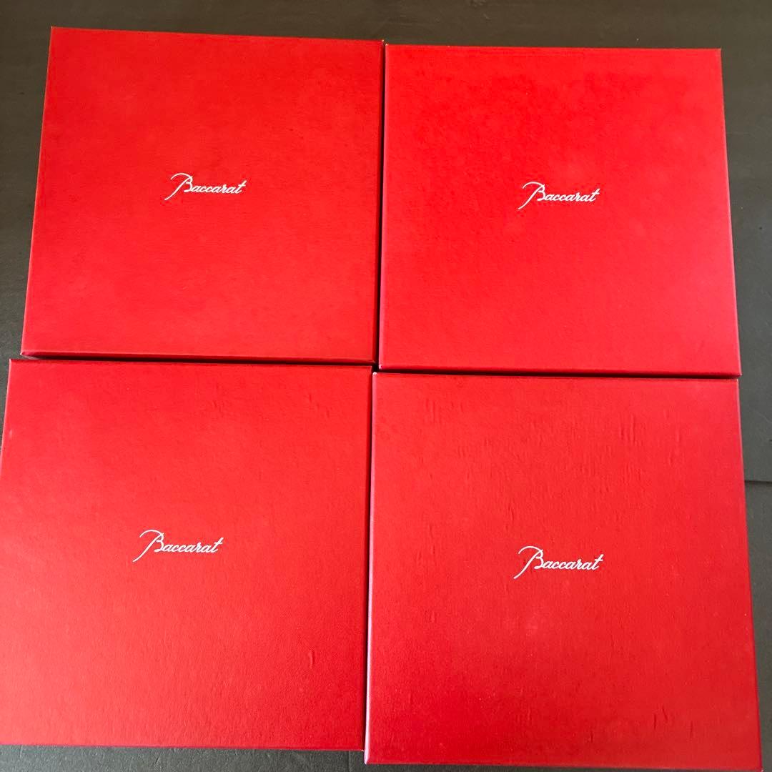 Baccarat ミルニュイ サラダプレート 4枚セット　19.5cm