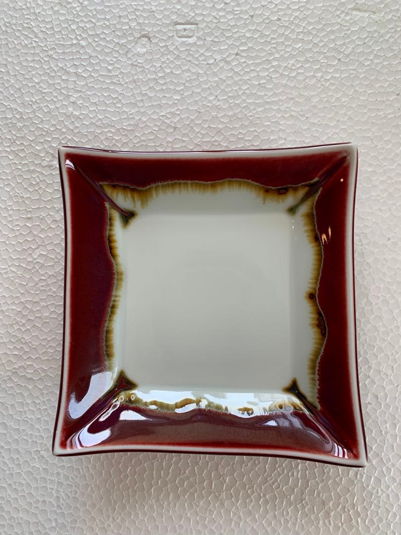 真右衛門窯　馬場九州夫　銘々皿　２枚セット