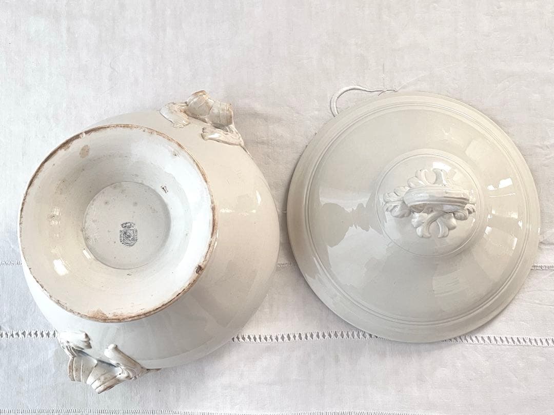 【美品】OPAQUE DE SARREGUEMINES スーピエール 特大サイズ