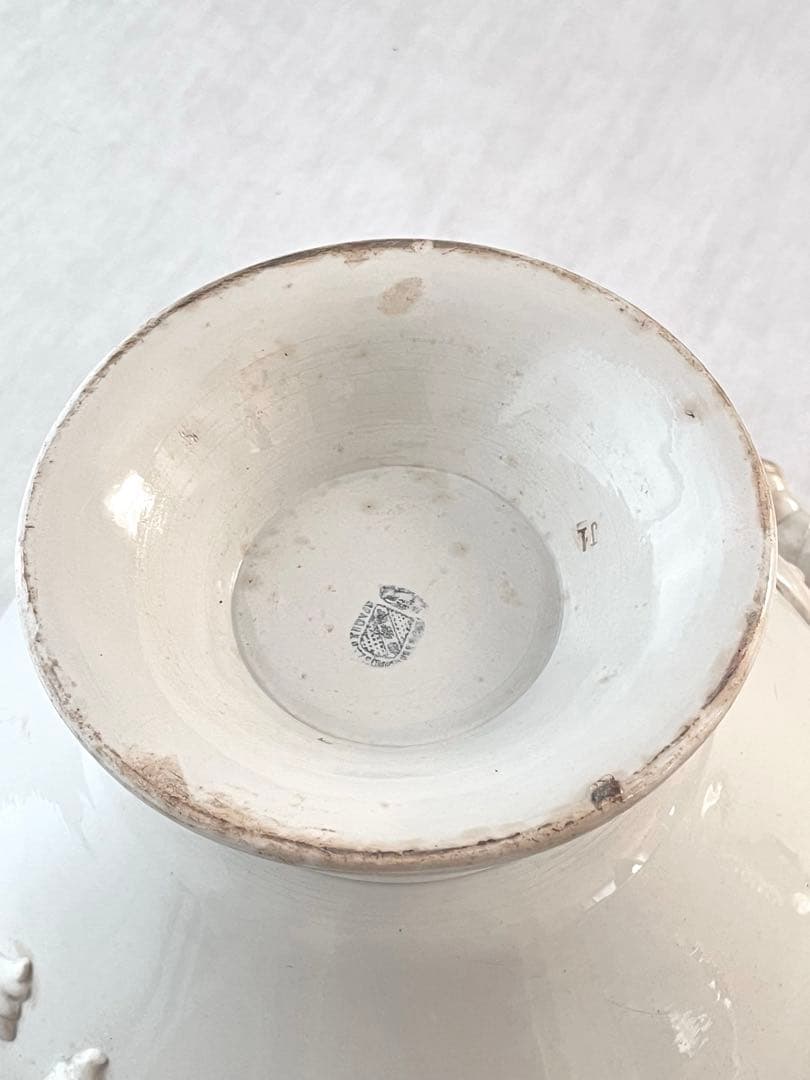 【美品】OPAQUE DE SARREGUEMINES スーピエール 特大サイズ