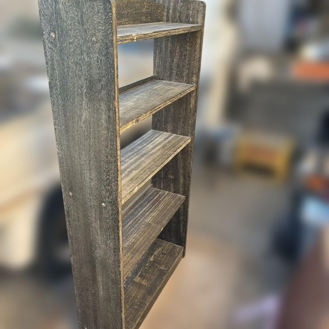 ビンテージ ヴィンテージレトロ　書棚　本棚　シェルフ　古家具　古道具マイナスネジ