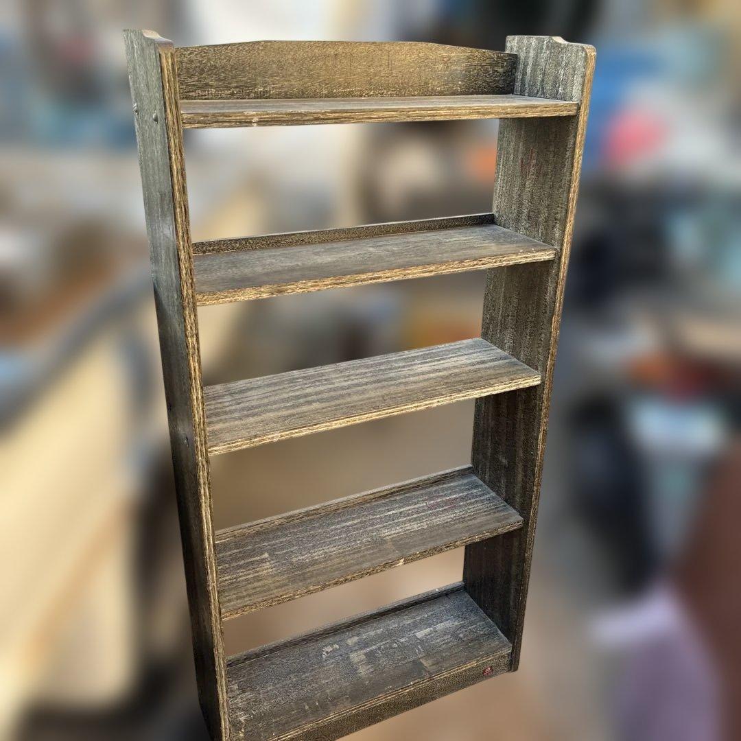 ビンテージ ヴィンテージレトロ　書棚　本棚　シェルフ　古家具　古道具マイナスネジ