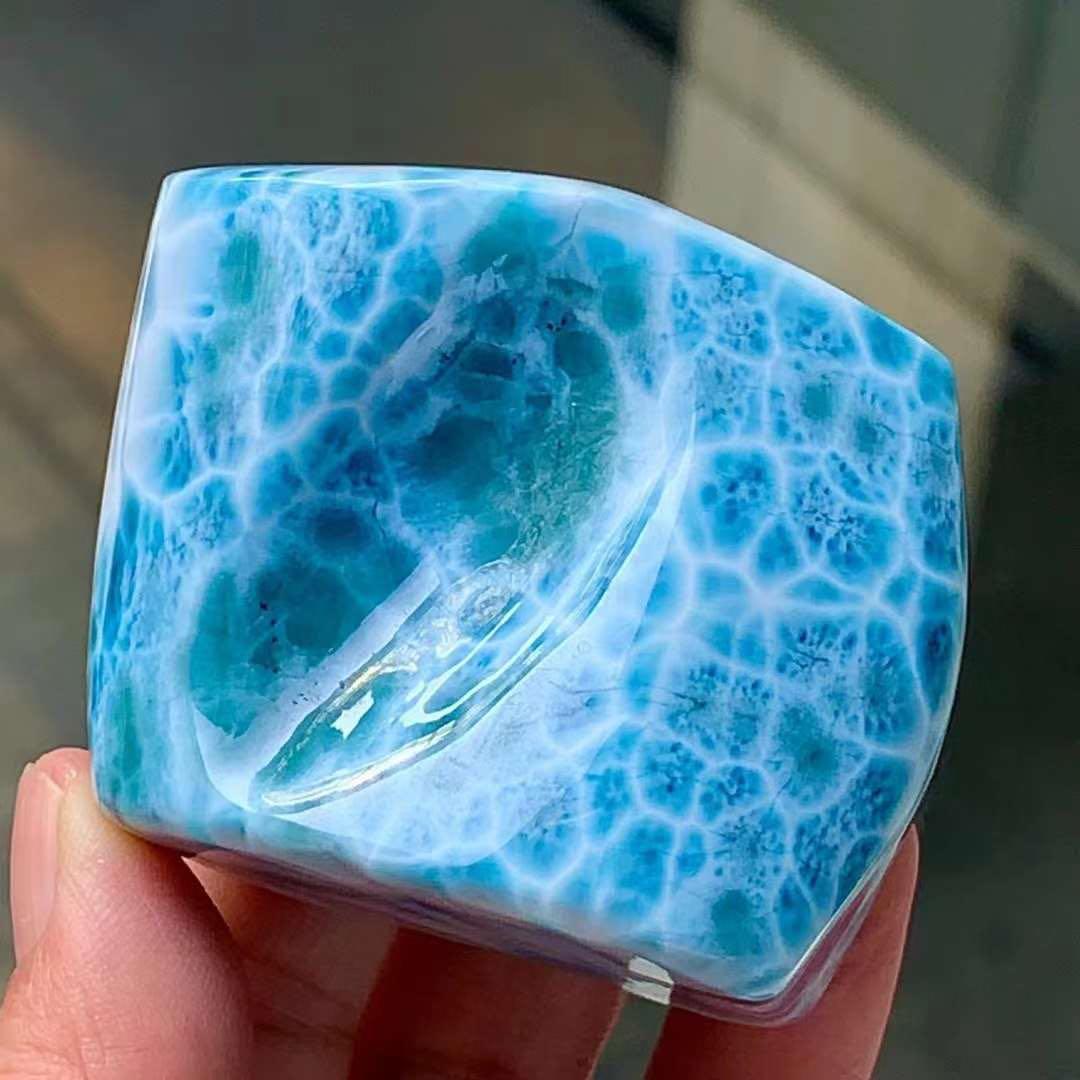 天然無処理 ラリマー 原石 198.6g - メルカリ