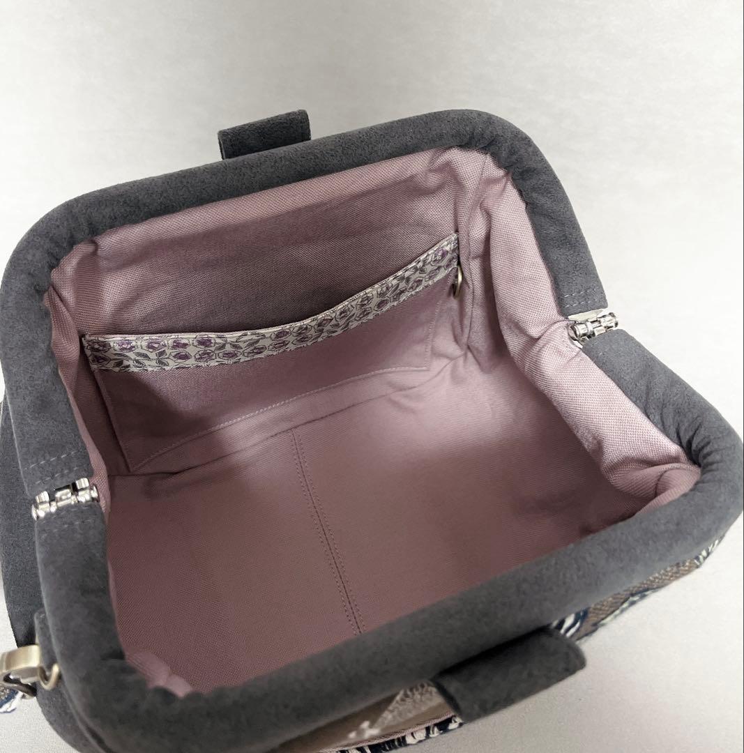 ハンドメイド　ミナペルホネン　mini BANEGUCHバッグ⑅︎◡̈︎*