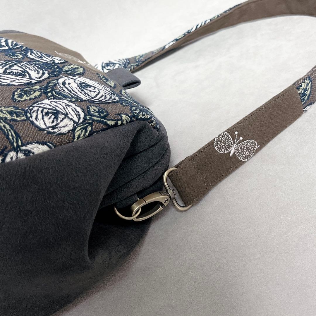 ハンドメイド　ミナペルホネン　mini BANEGUCHバッグ⑅︎◡̈︎*