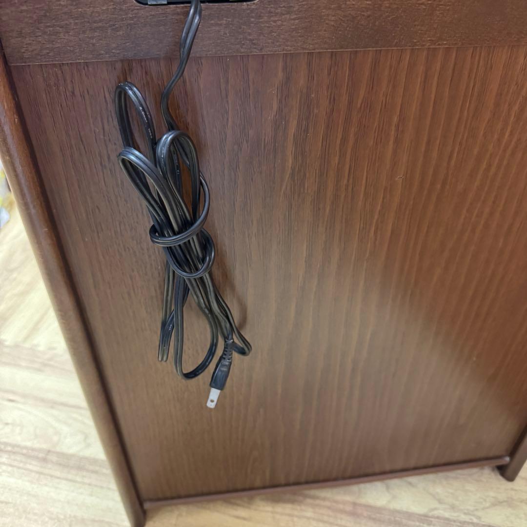 karimoku カリモク 電話台 コンセント付 キャビネット オールドカリモク