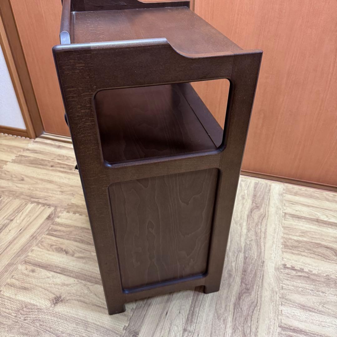 karimoku カリモク 電話台 コンセント付 キャビネット オールドカリモク