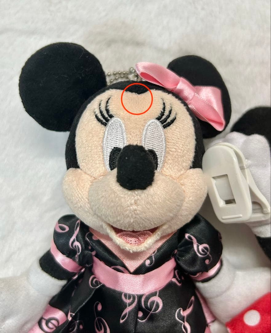 東京ディズニーリゾート ミニー ぬいぐるみバッジ 肩乗せぬいぐるみ