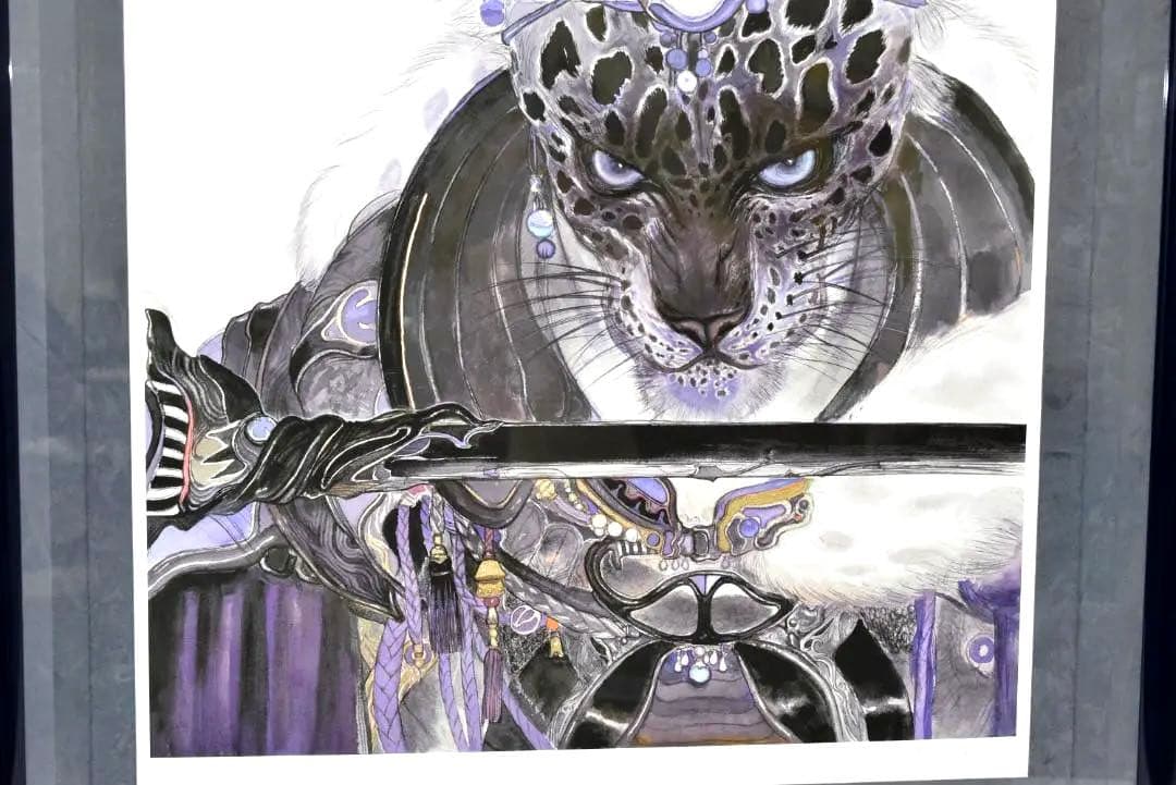 天野喜孝 異形の将軍 39/60 版画 直筆サイン入 アールビバン