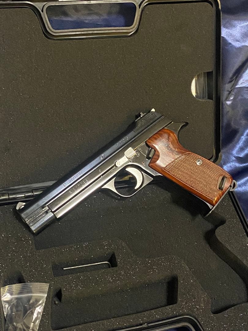 マルシン　SIG P210 6mmフルストロークWディープ/HW木製グリップ付き