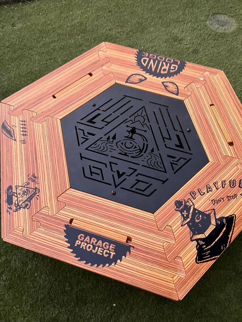 しま次郎　TheArth 六角　ヘキサテーブル