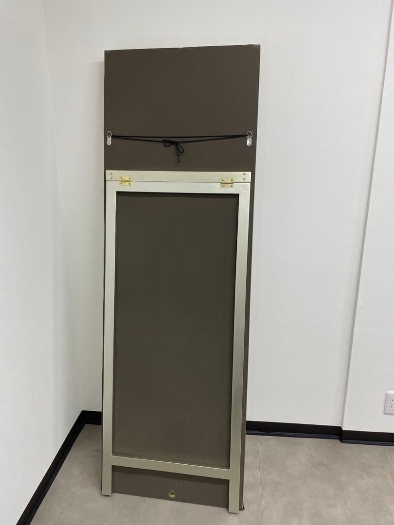 【アンティーク】鏡 姿見 全身鏡 ミラー 彫刻 ロココ シャンパンゴールド