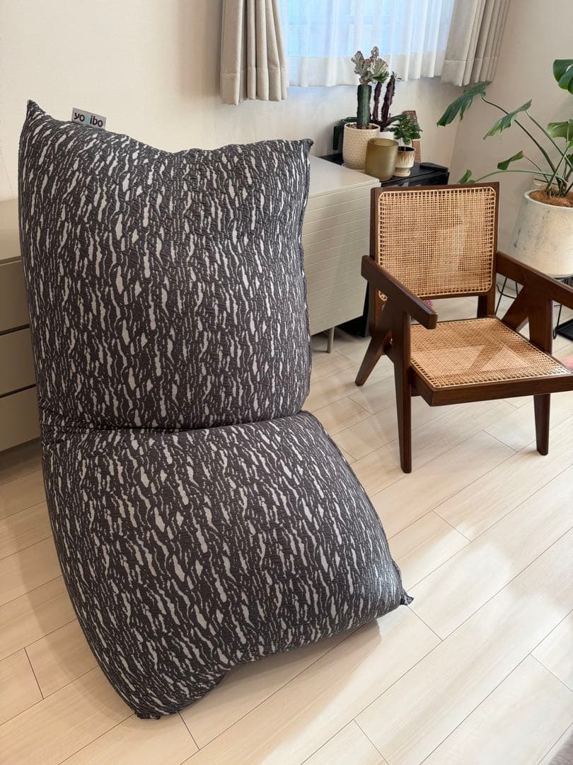 ビーズクッション グレー系 大きめ