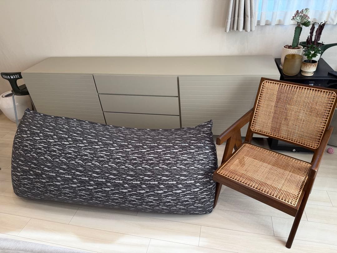 ビーズクッション グレー系 大きめ