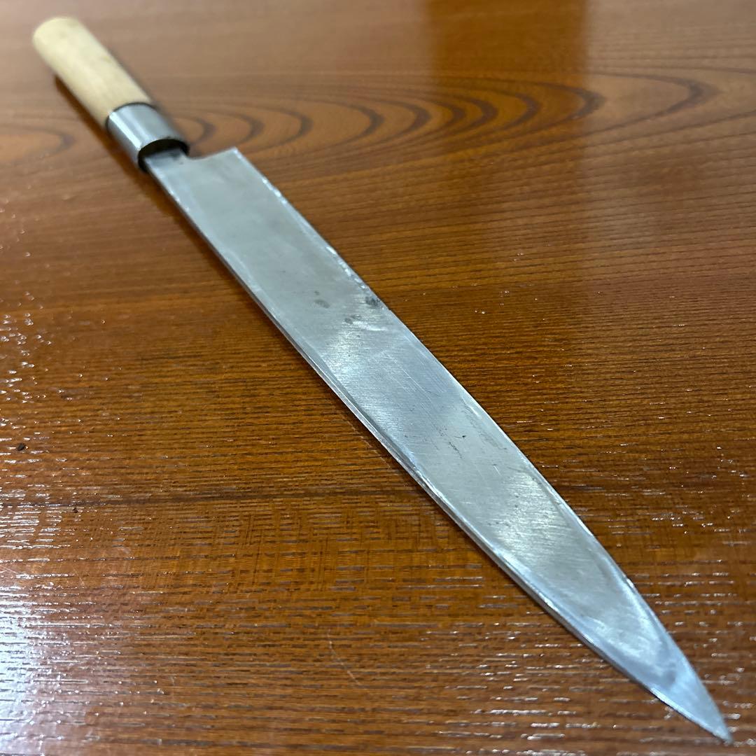 刺身包丁 竹田作 特製 サイズ 全長37,5cm刃23cm厚約3mm ★送料無料