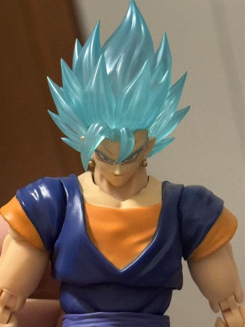 S.H.Figuarts用 ベジット ブルー　カスタムヘッドパーツ　クリア