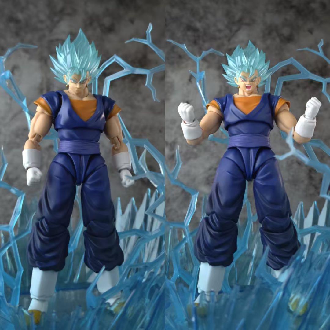 S.H.Figuarts用 ベジット ブルー　カスタムヘッドパーツ　クリア