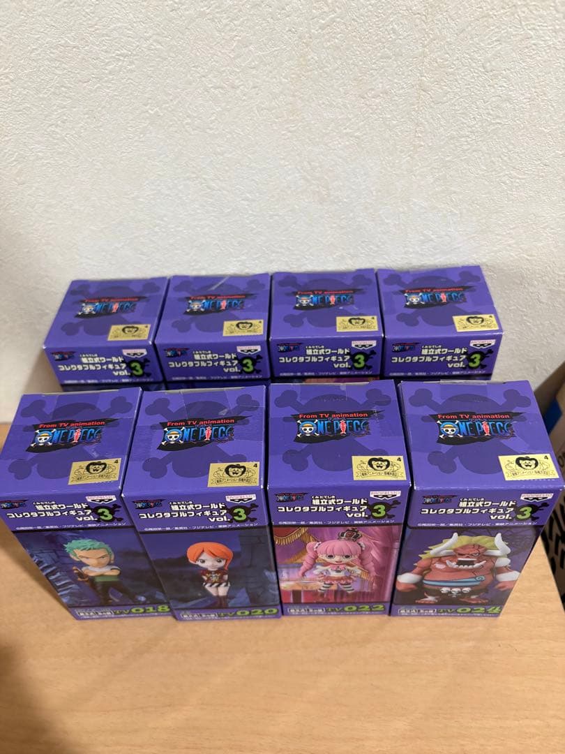 未開封 ワンピース ワールドコレクタブルフィギュア vol.3 全8種
