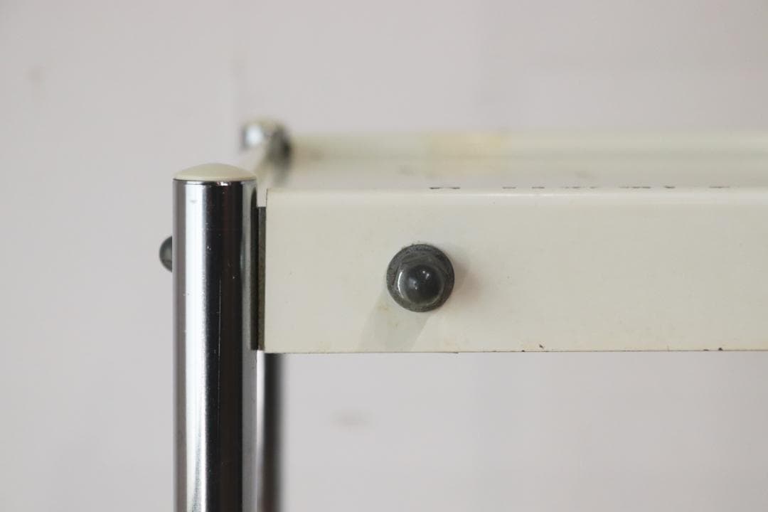 ヴィンテージ ワゴン キッチン トローリー 収納 キャスター スチール 1