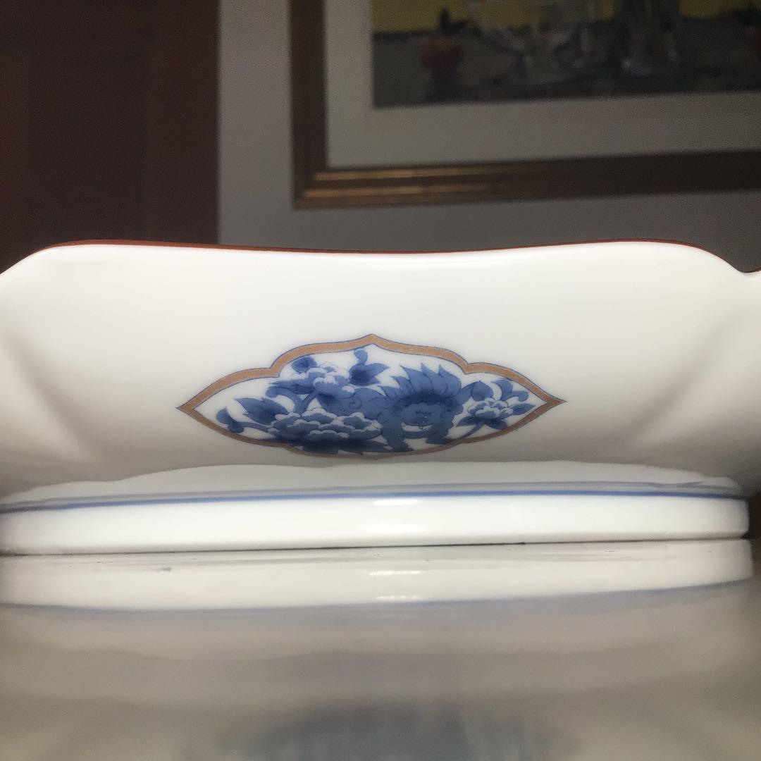 メルうー特価』 庫山窯 『金彩獅子牡丹』 小皿 お茶茶碗 5組 急須 大皿