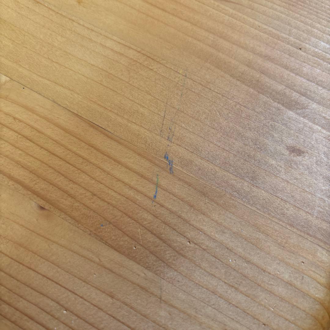 木製デスク ナチュラルウッド 2引き出し　（パイン材？）