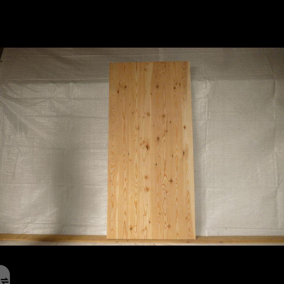 送料込み　唐松　カラマツ8枚ハギ板　無垢材　天板テーブルカウンター DIY番号7