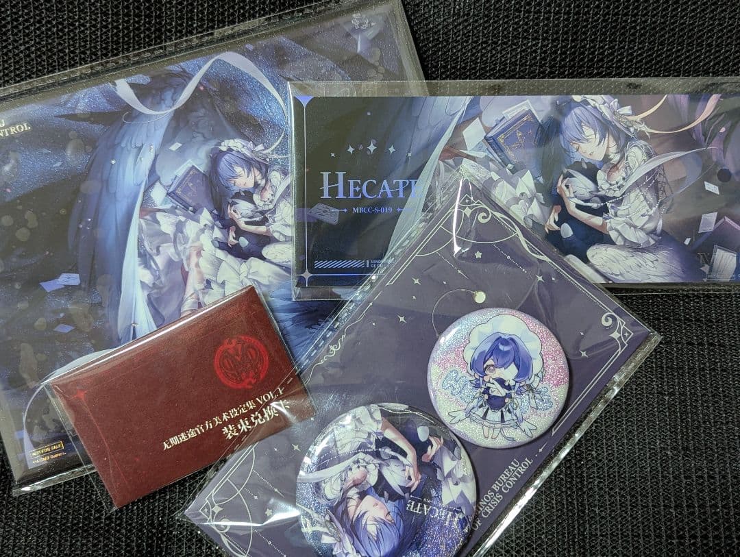 無期迷途 設定資料集付属品 ヘカテー 缶バッジ カード フォト
