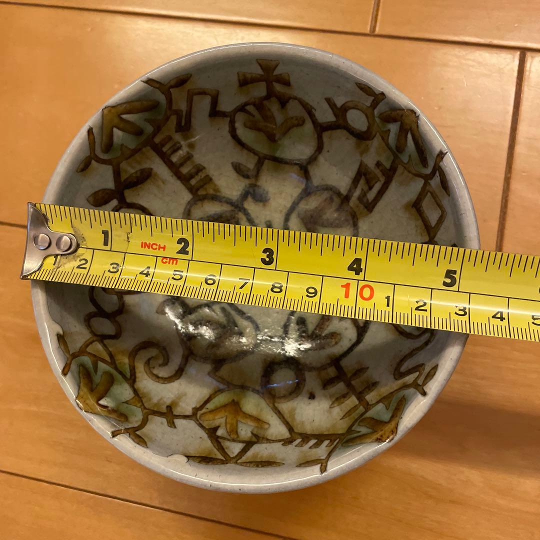 下和弘　Shimo Kazuhiro 手描き陶器皿セット