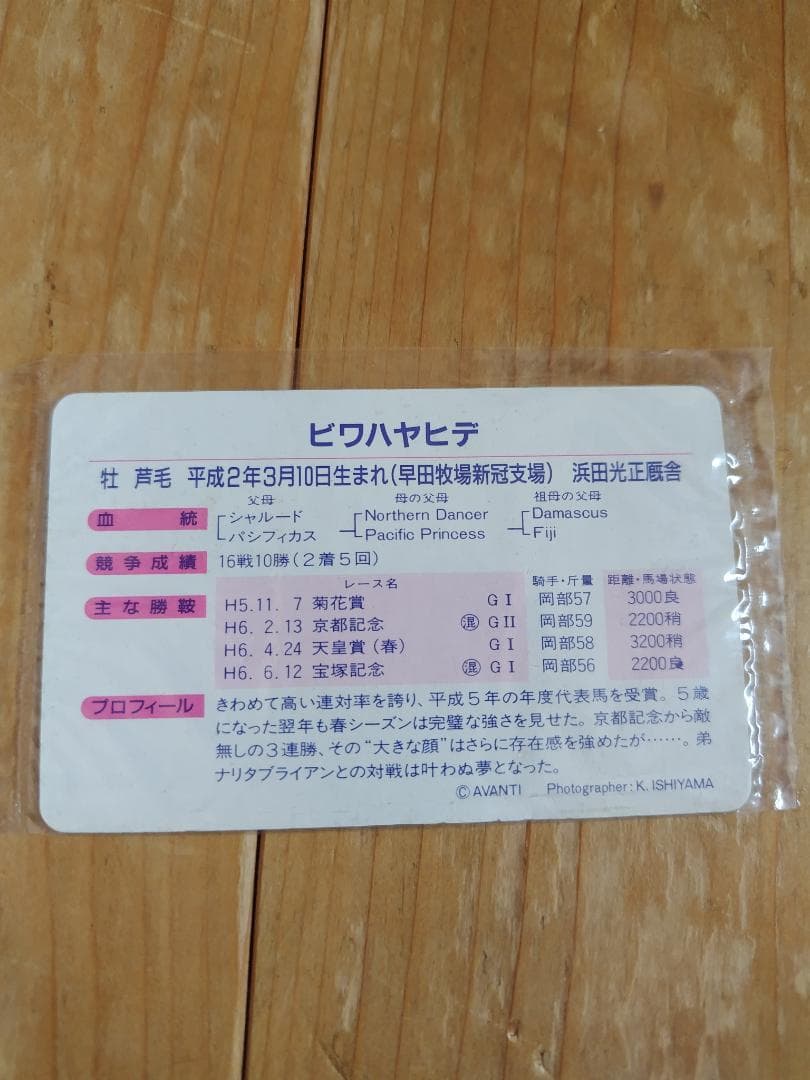 まねき馬カード未開封(シンボリルドルフ、シンコウラブリィ、ビワハヤヒデ)