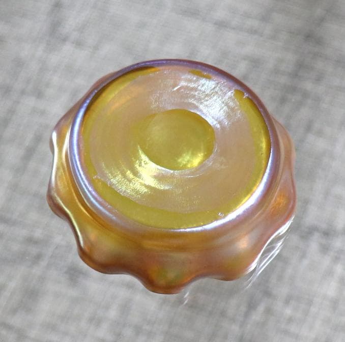 ティファニー ファブリルガラス 塩入れ ソルトセラー スタジオ アンティークc