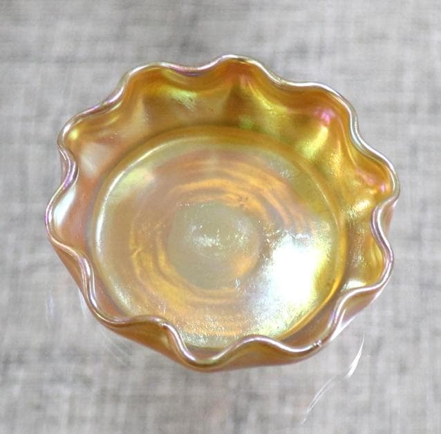 ティファニー ファブリルガラス 塩入れ ソルトセラー スタジオ アンティークc