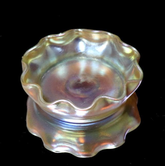 ティファニー ファブリルガラス 塩入れ ソルトセラー スタジオ アンティークc