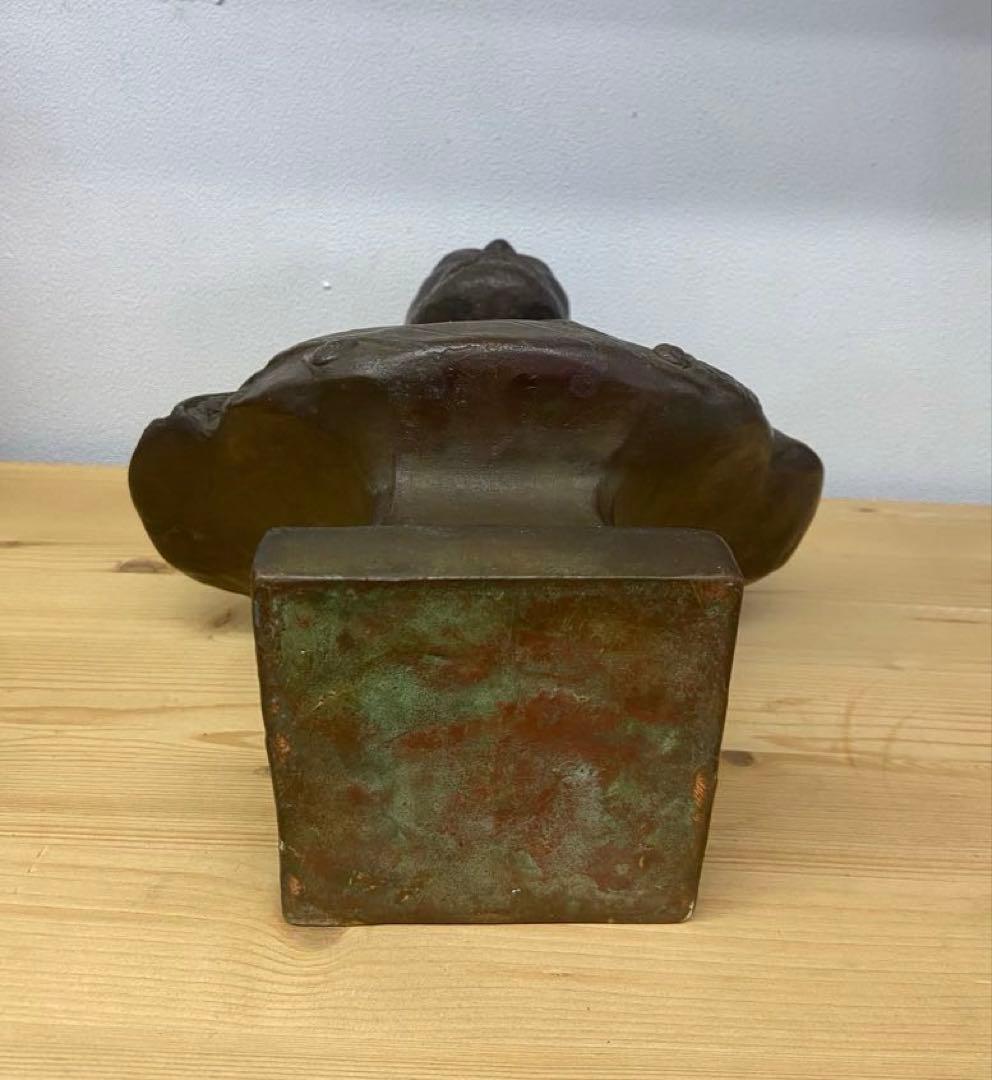 乃木希典 乃木大将 モチーフ 胸像 ブロンズ風 置物 オブジェ レトロ