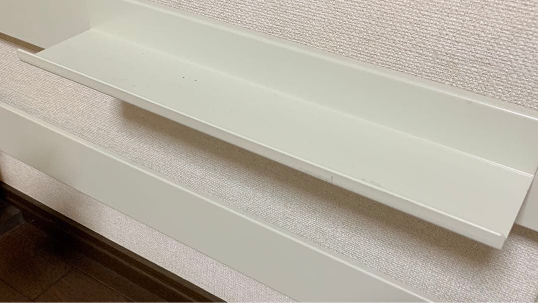 つっぱりラダーラック 幅85ｃｍ（棚4段・フック8ヶ付）国産