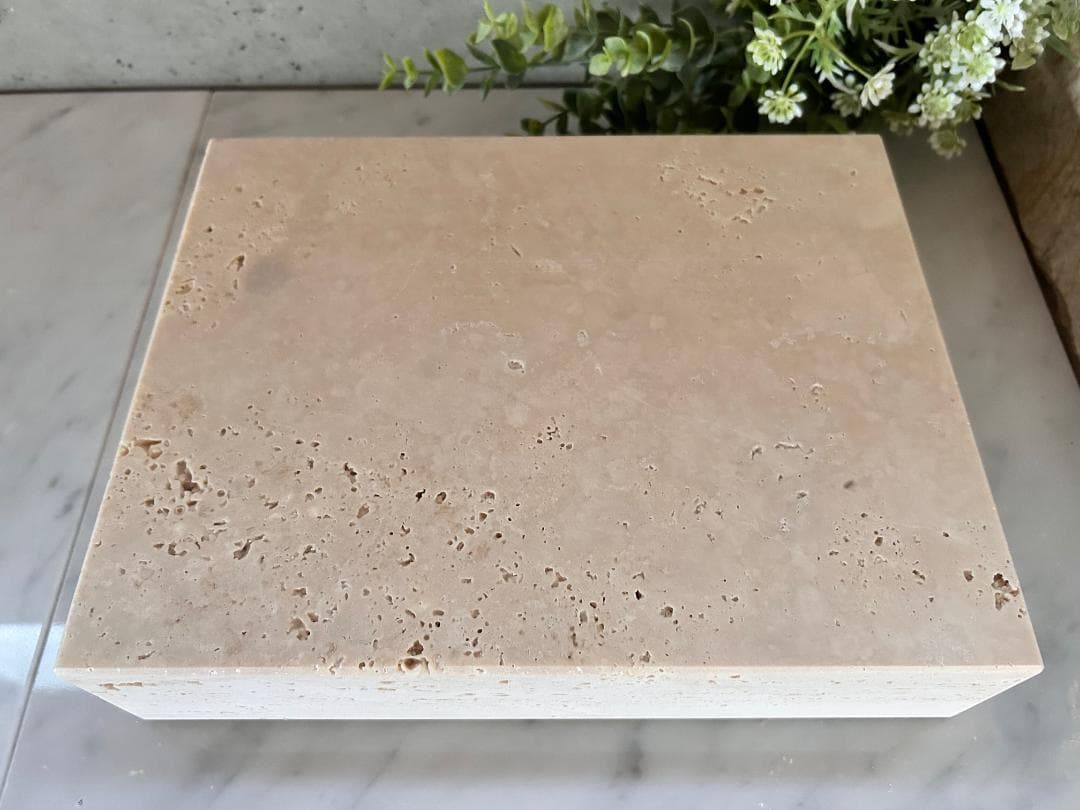 天然大理石　イタリア　トラバーチン　ブロック　●ディスプレイ●送料無料