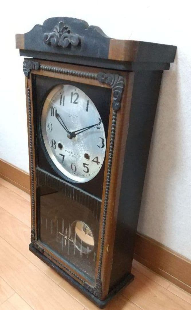 【希少】アンティーク KYORITU CLOCK 協立 ゼンマイ式 振り子時計