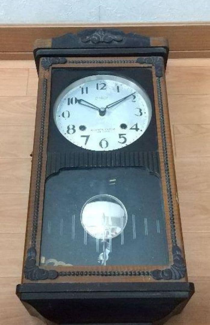 【希少】アンティーク KYORITU CLOCK 協立 ゼンマイ式 振り子時計