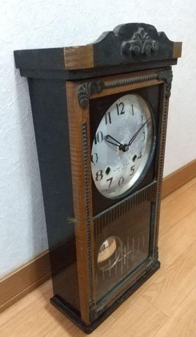 【希少】アンティーク KYORITU CLOCK 協立 ゼンマイ式 振り子時計