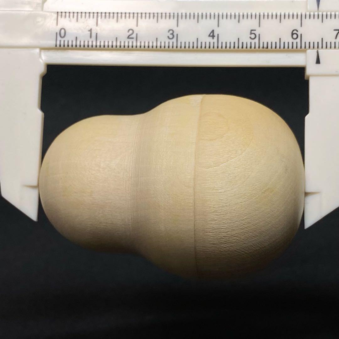 白木 起き上がりこぼし 65mm 10個セット