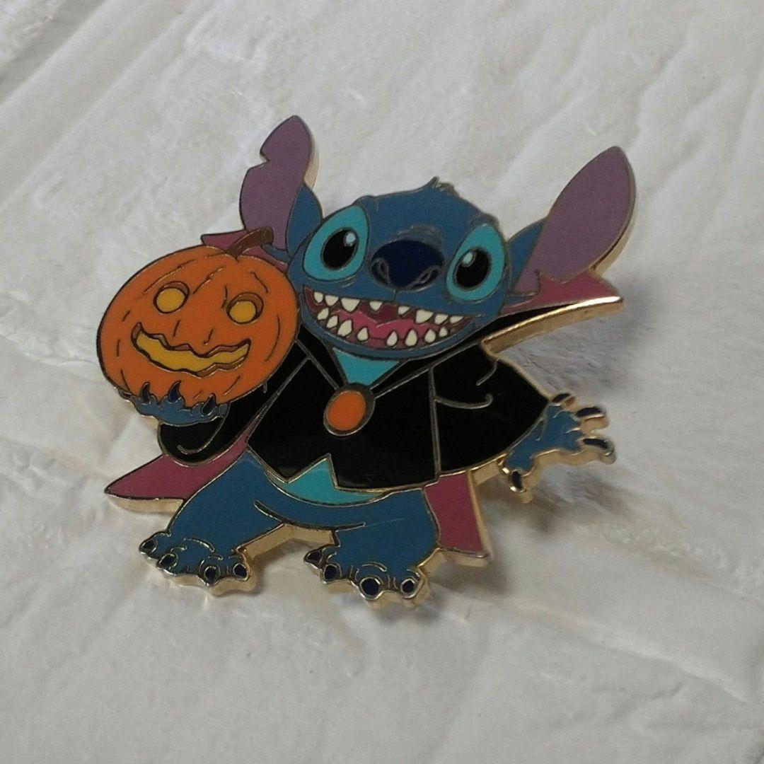 ディズニー 新品 リロ&スティッチ ハロウィン ピンバッチ 正規店購入品