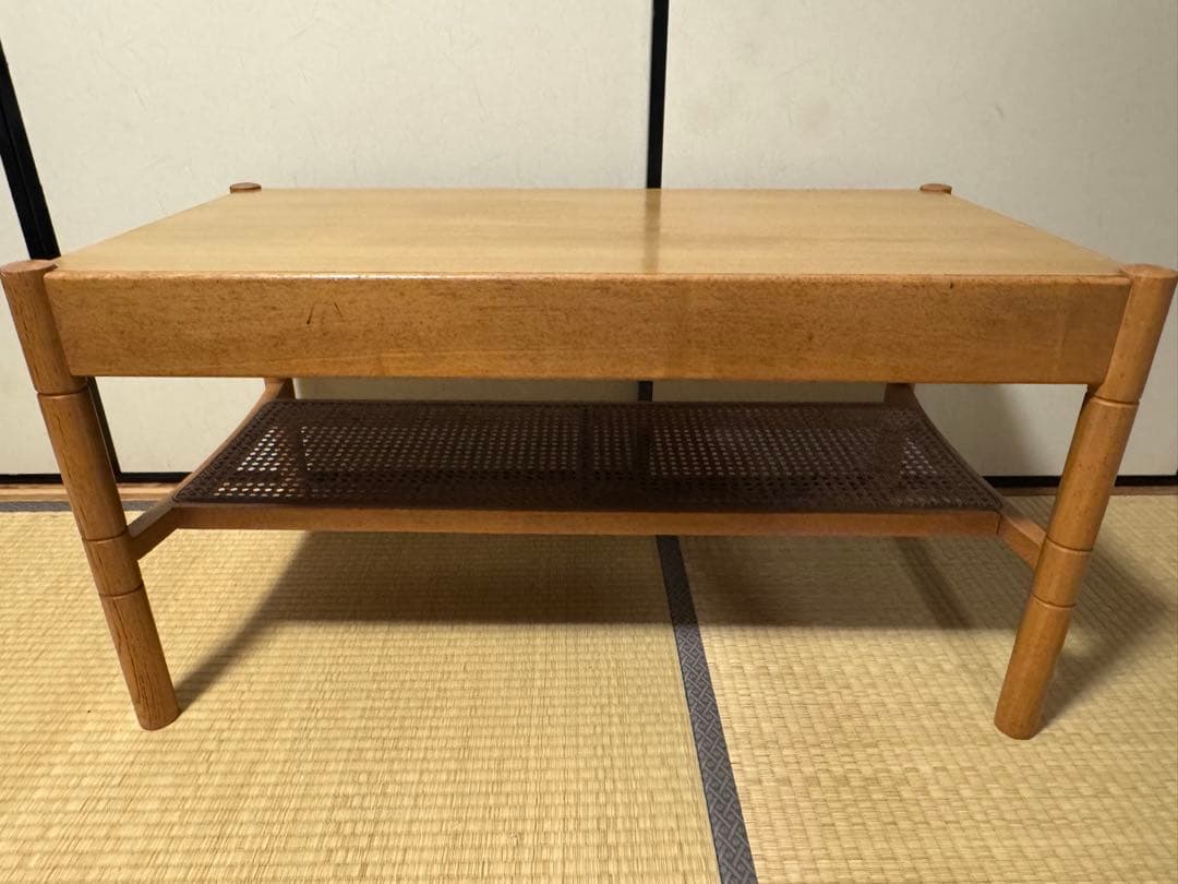 リビングテーブル センター ローテーブル 籐