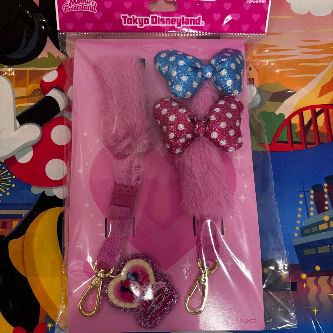 スマートフォンアクセサリーストラップ付き ディズニーパルパルーザ